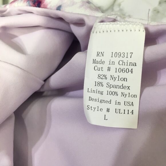 NWOT‎ B.SWIM MAKAI TIE DYE REVERSIBLE ONE PIECE SWIMSUIT LARGE - Picture 12 of 13